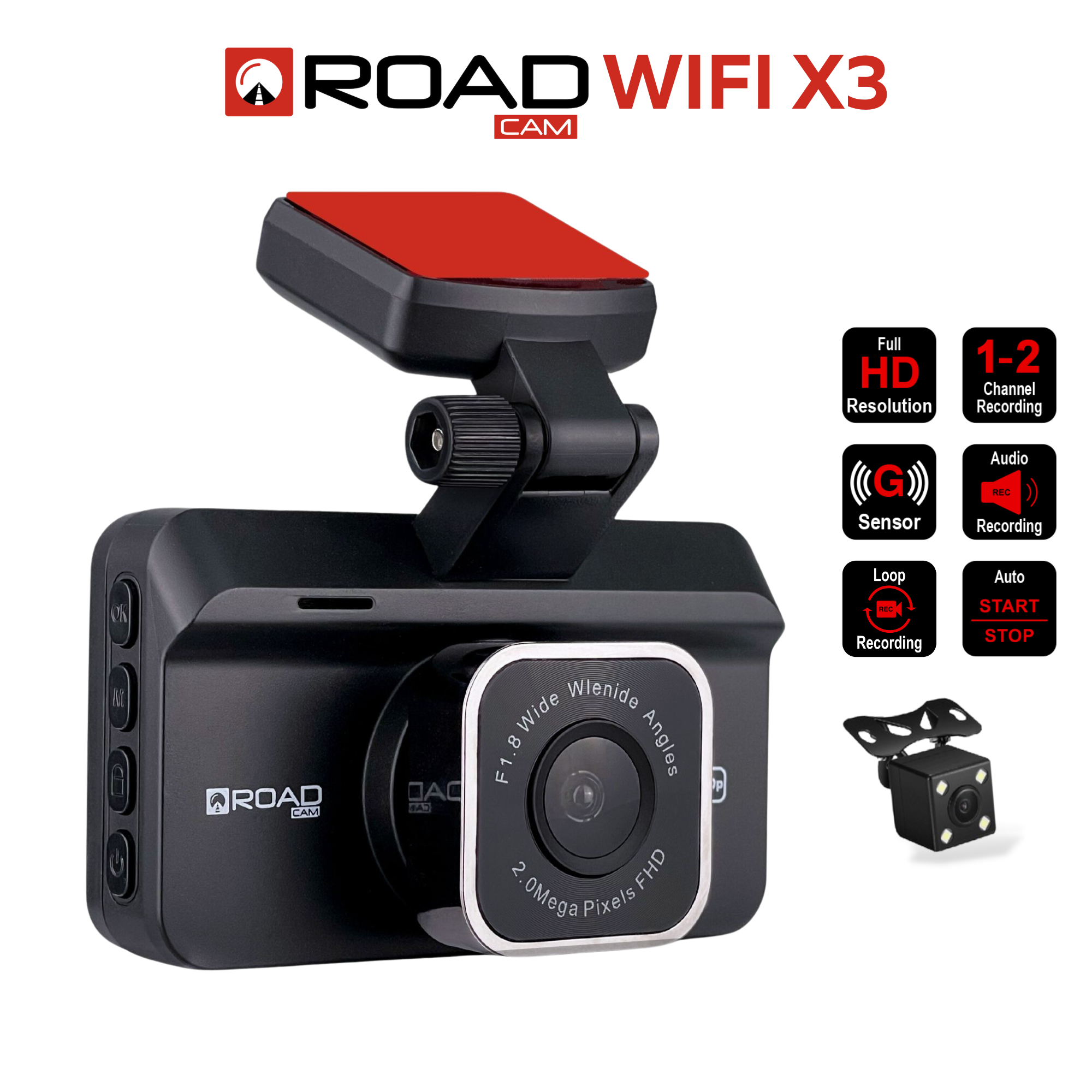 [WIFI VERSION] ROADCAM WIFI X3 – ROADCAM.MY